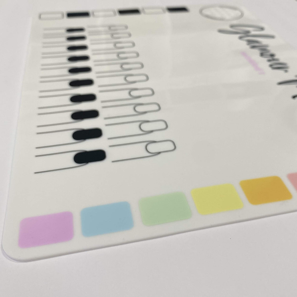Twinkled T mat edge showing 1.8mm thickness for stable, non-slip work surface