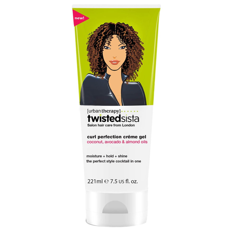 Twisted Sista front jar view showing label and soft hold benefits
