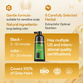 TWMINYUE applying shampoo dye to hair strand for even pigment