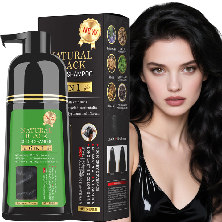 TWMINYUE front packaging showing natuarl black sachet and benefits