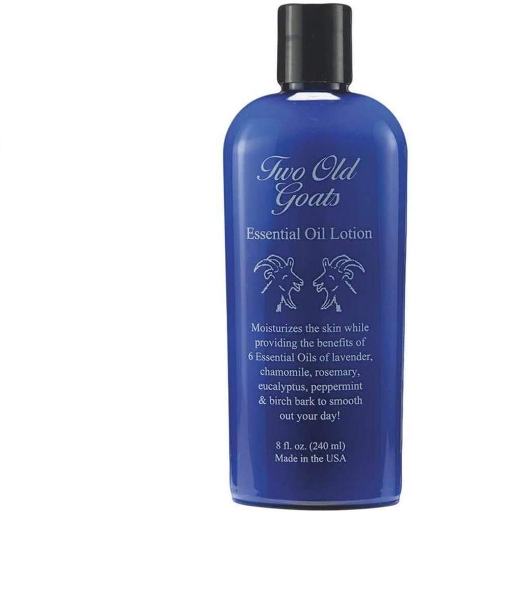 Two Old Goats front packaging showing 8oz bottle and clear label for everyday hydration