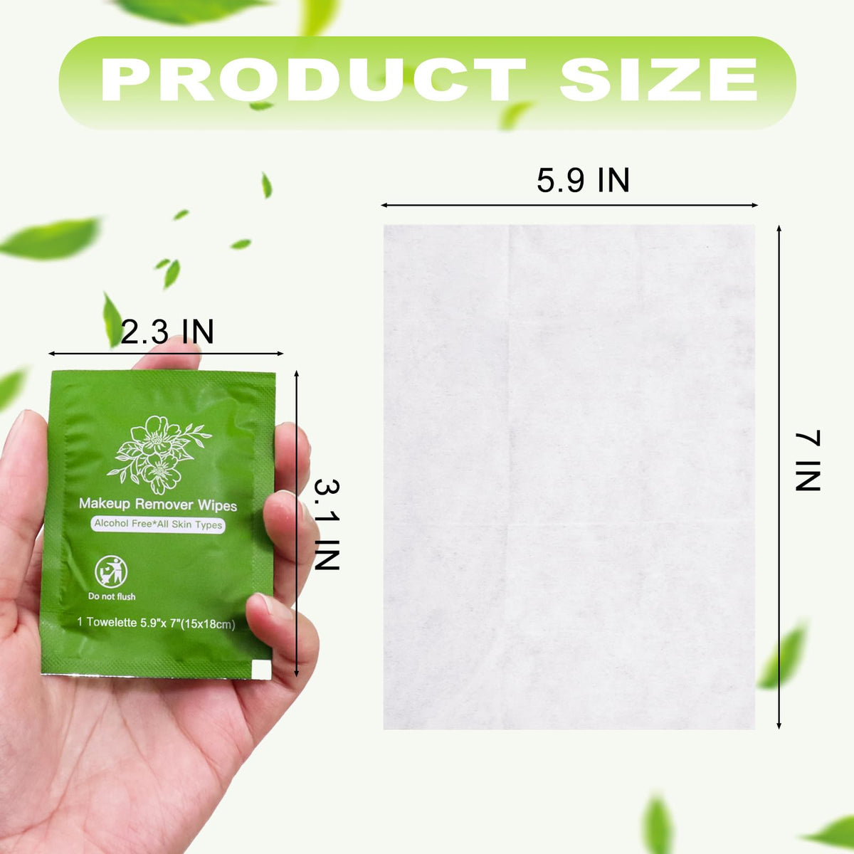 twoworld single wipe unfolded showing full-size coverage and easy use