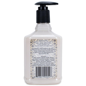 TYLER hand lather close-up demonstrating creamy texture that softens skin