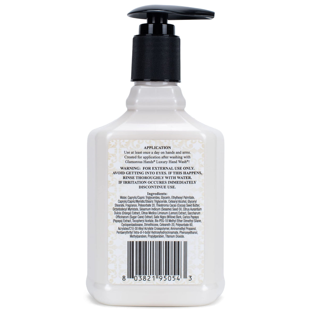 TYLER CANDLE COMPANY close-up of lotion texture highlighting creamy, fast-absorbing hydration