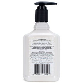 TYLER CANDLE COMPANY close-up of lotion texture highlighting creamy, fast-absorbing hydration