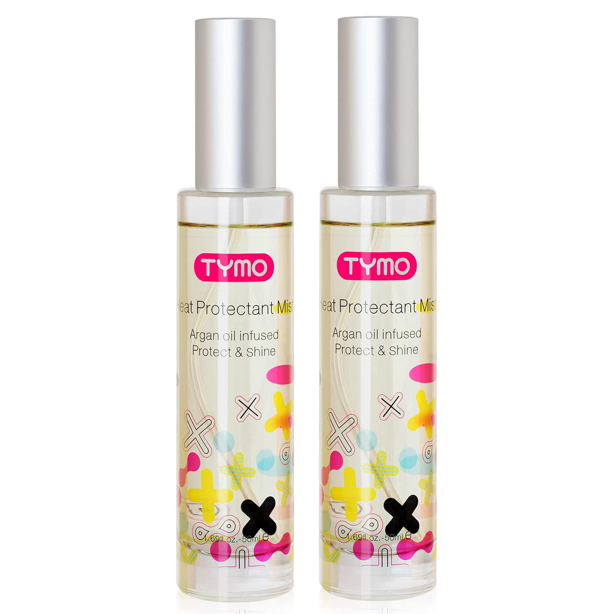 TYMO front packaging showing bottles and labels benefits