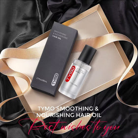 TYMO applied before blow-drying showing heat protection and reduced frizz