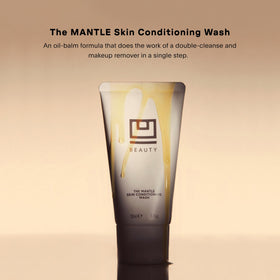 U Beauty nearby texture close-up of oil-to-milk balm demonstrating smooth blend