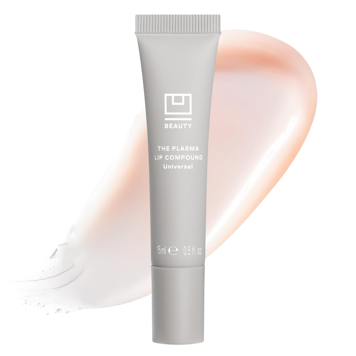 U Beauty front packaging showing clear lip compound benefits