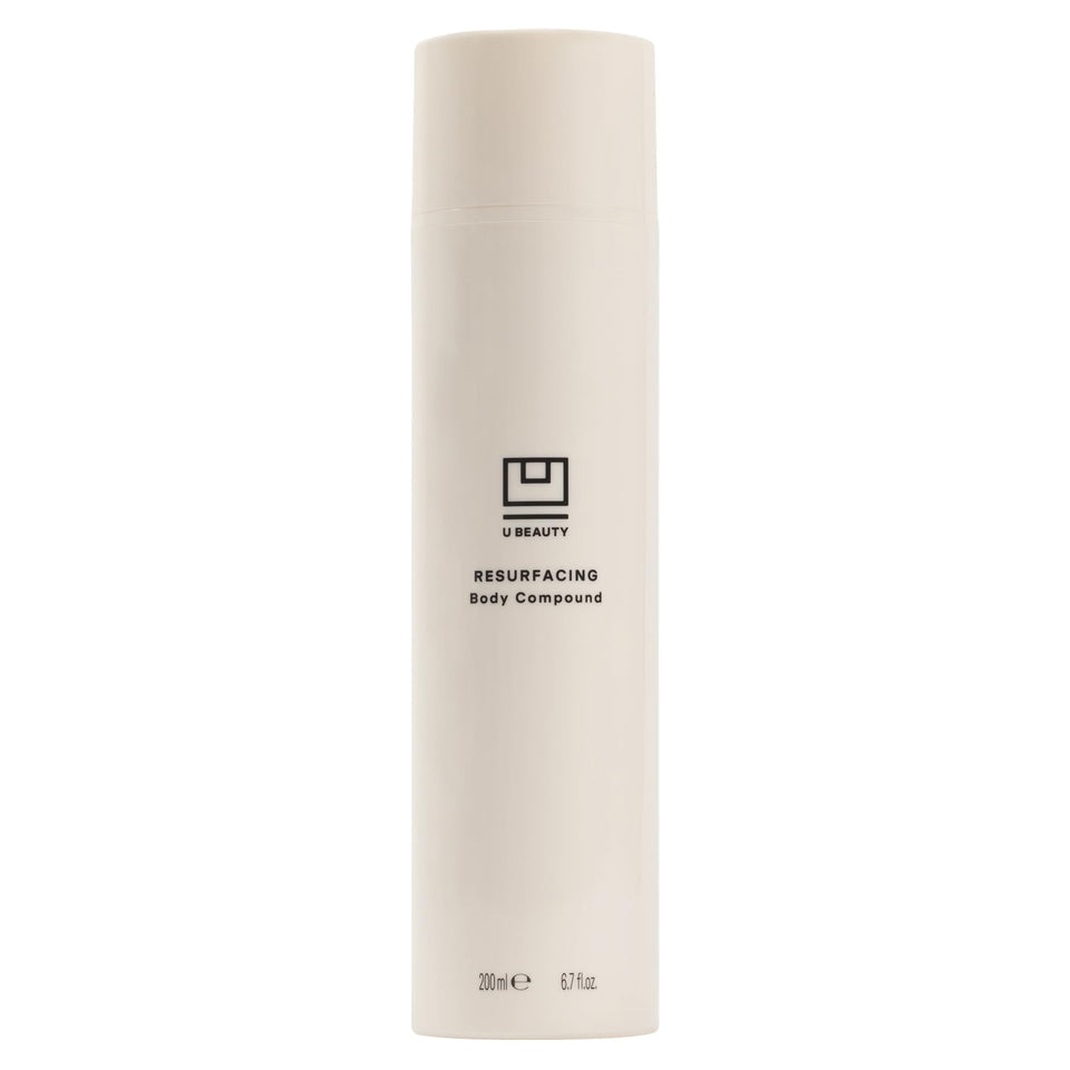 U Beauty front bottle showing product packaging and benefits