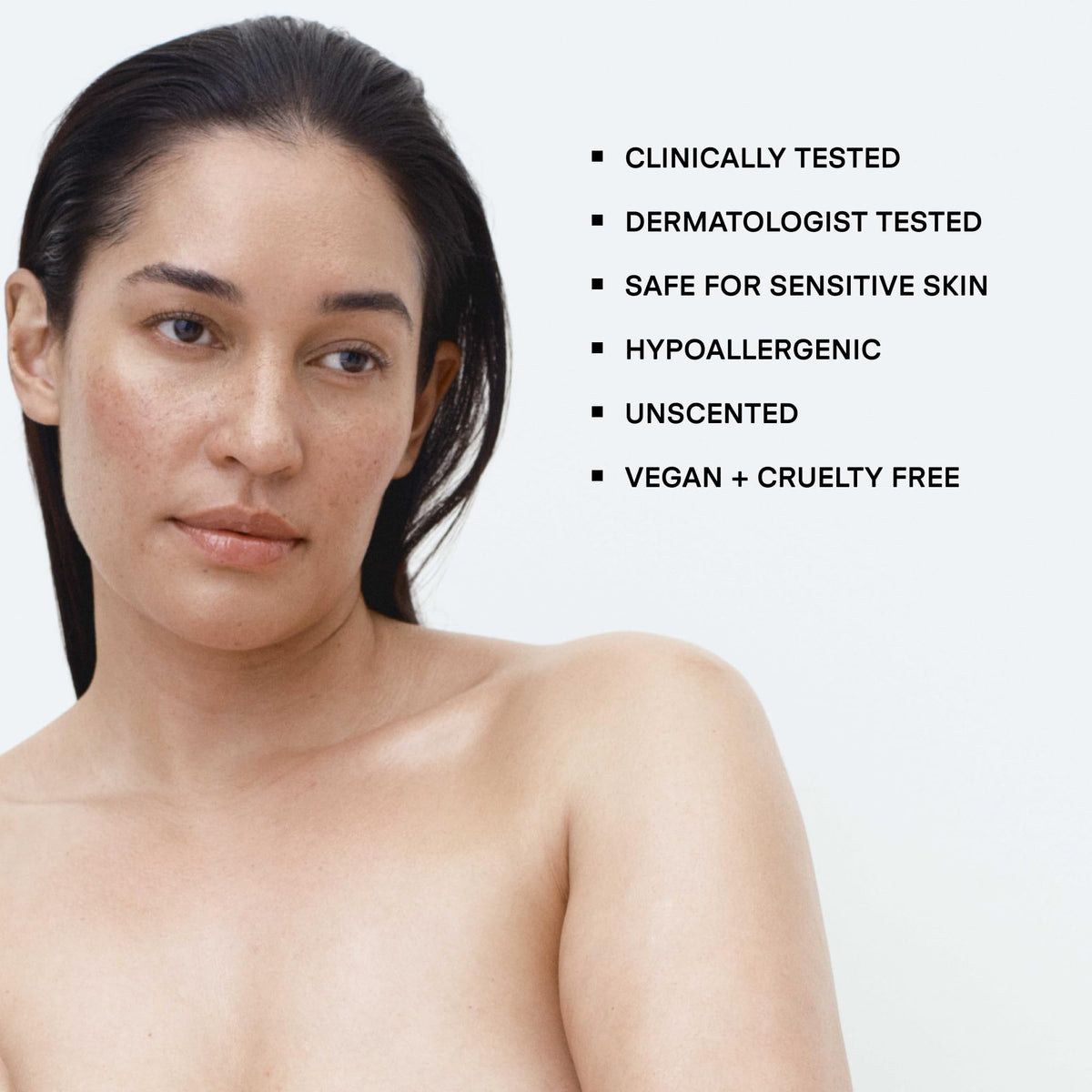 U Beauty in bathroom lifestyle setting for daily body routine