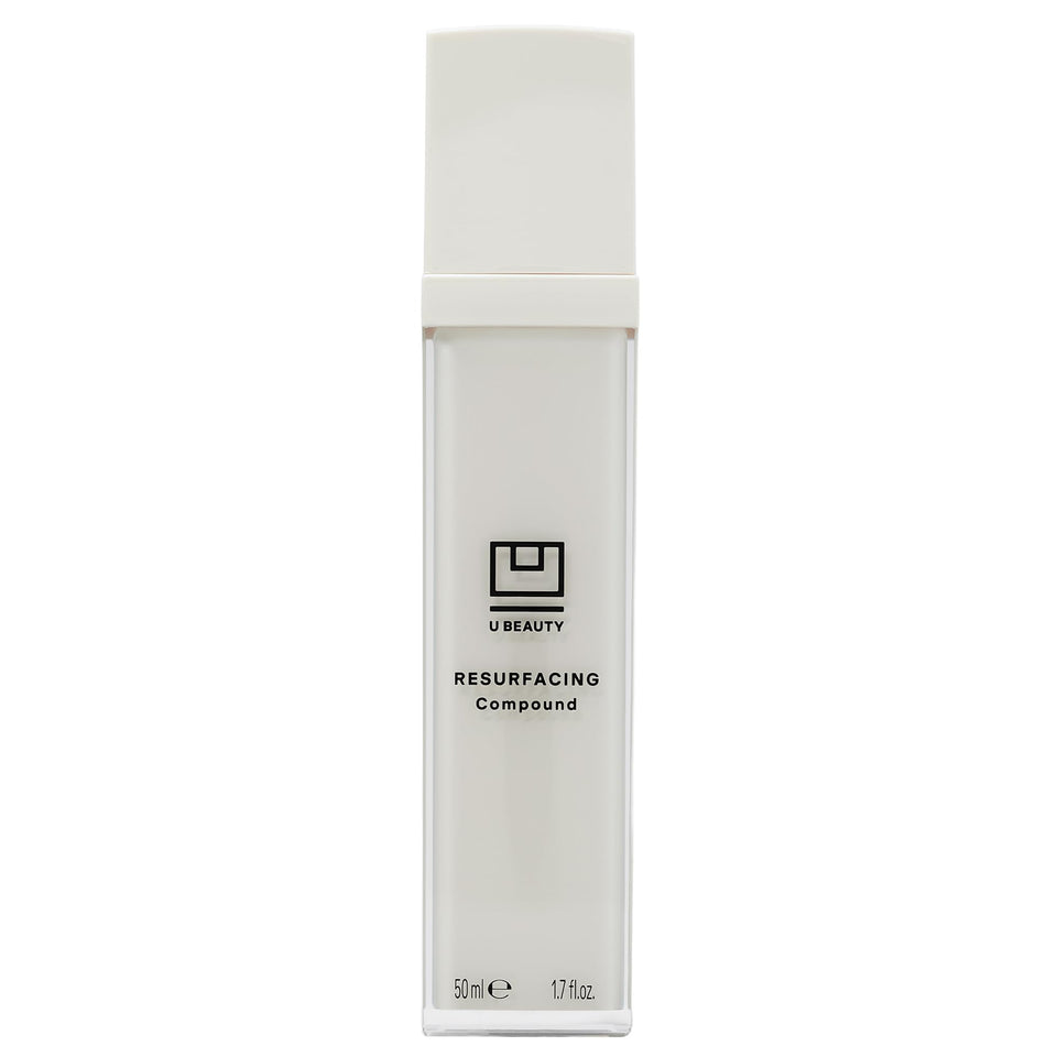U Beauty front bottle view showing sleek label and product benefit