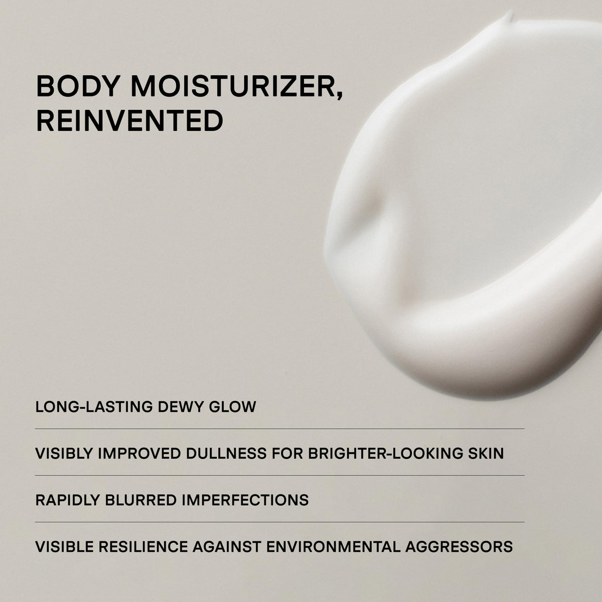 U Beauty cream texture close-up highlighting rich hydration and absorbency