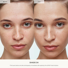 U Beauty close-up of cream texture highlighting hyaluronic moisture and lightweight feel