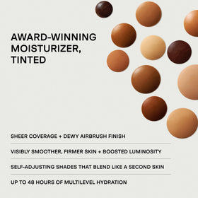 U Beauty cream texture close-up showing lightweight, hydrating consistency for smooth skin