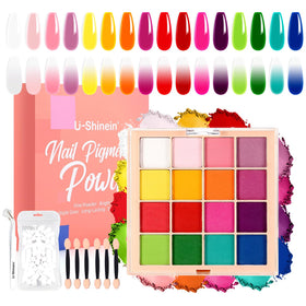 U-Shinein front palette view showing compact 16-color layout and tools for easy selection