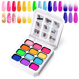 U-Shinein front packaging showing kit contents and vibrant gels for easy selection