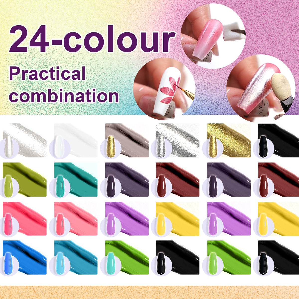 U-Shinein sponge blocks and tools laid out to speed gradient patting and save time