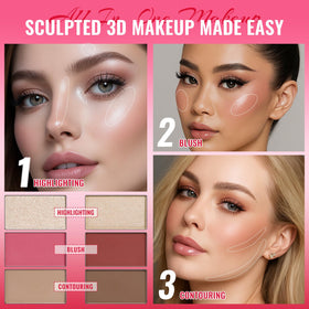 UCANBE model applying shadow demonstrating blendability and finish benefit