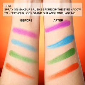 UCANBE applied on model with matte finish demonstrating long-lasting look