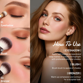 UCANBE swatches on skin demonstrating color payoff and blendability