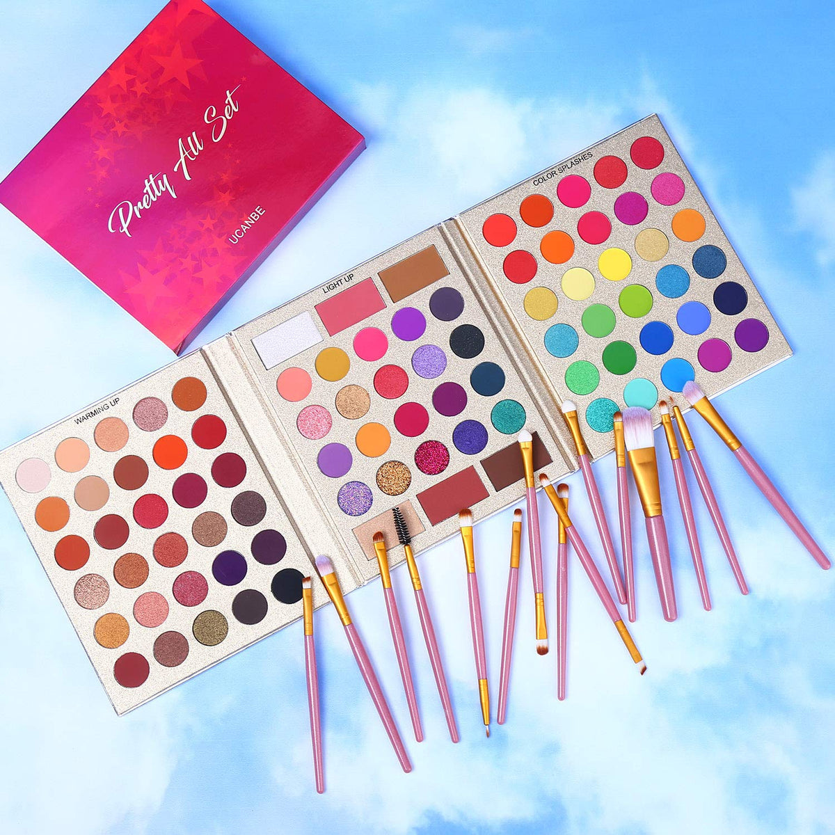 UCANBE color closeup texture illustrating silky pigments for smooth blendability