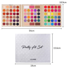 UCANBE eye look application using vivid shades to create long-lasting vibrant makeup