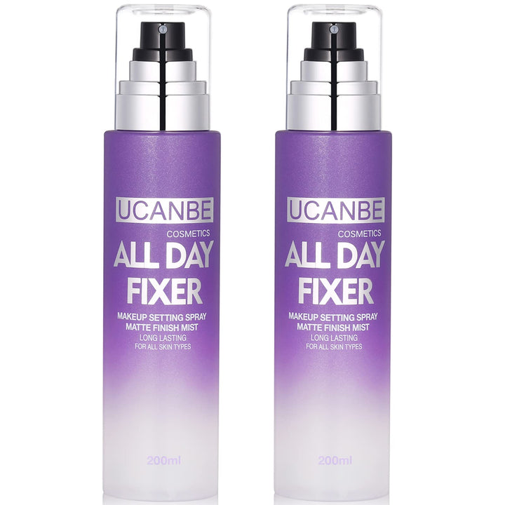 UCANBE front packaging showing matte finishing spray and brand visibility
