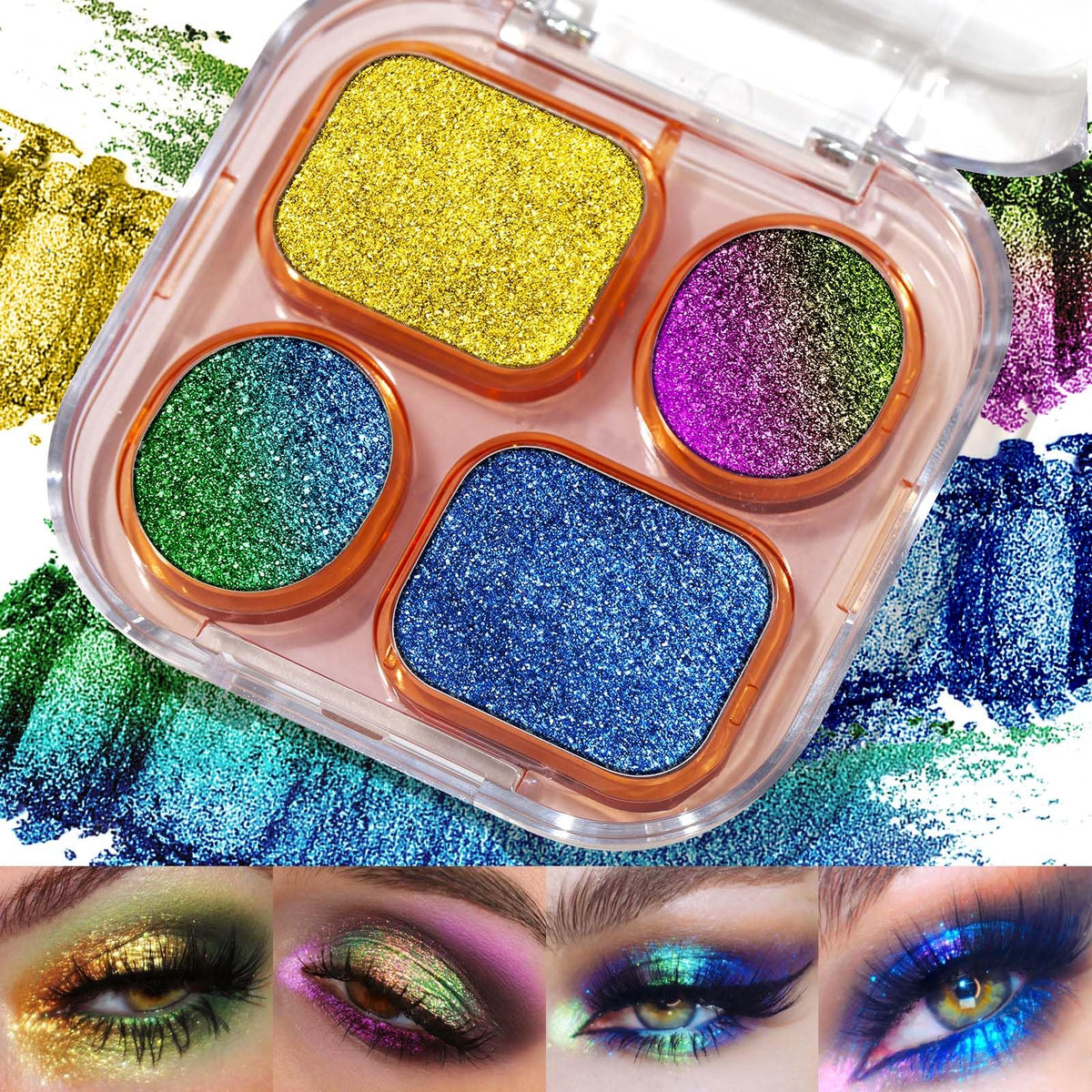 UCANBE front packaging showing four multichrome shades and compact design