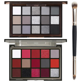 UCANBE front palettes showing compact acrylic cases and variety