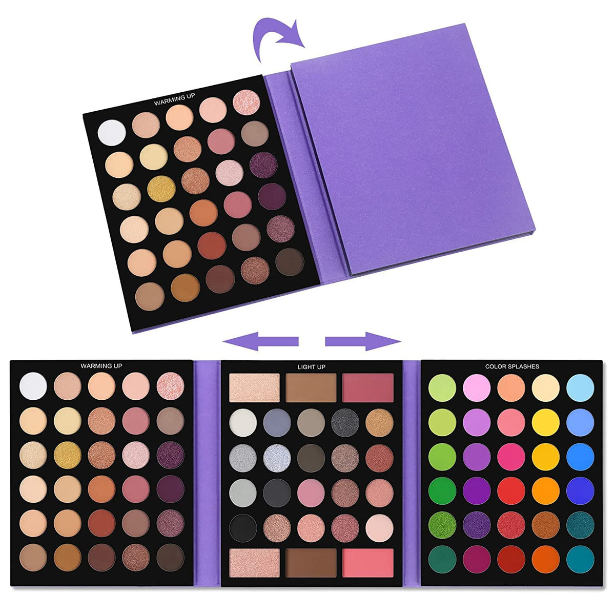UCANBE lifestyle image of model applying eyeshadow showing real-life wearable results
