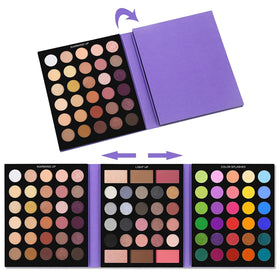 UCANBE lifestyle image of model applying eyeshadow showing real-life wearable results