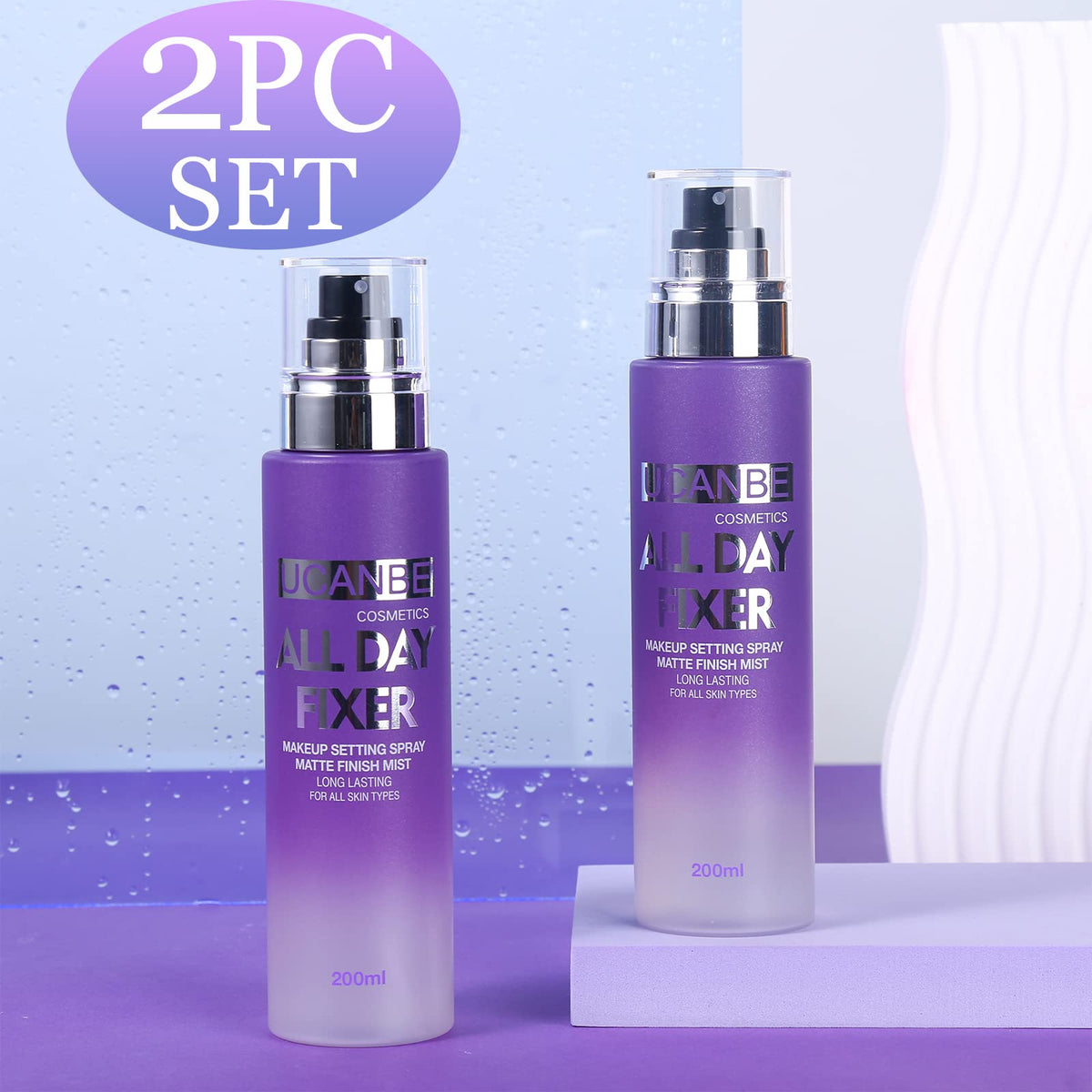 UCANBE close-up nozzle producing fine mist for even application benefit