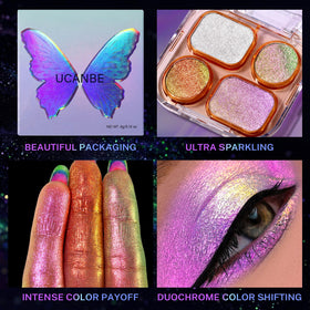 UCANBE open palette held in hand to show compact size and travel-friendly design