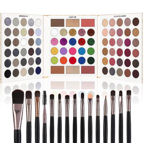 UCANBE palette front view showing 86 colors and magnetic case for travel convenience