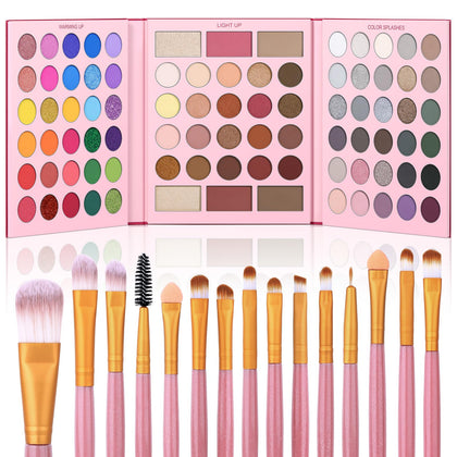 UCANBE palette front packaging showing full color range and portability benefit