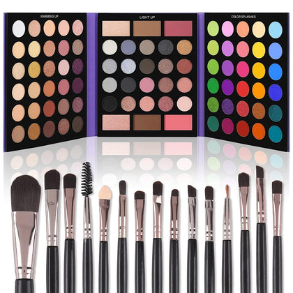 UCANBE front view of closed palette showing compact design and variety