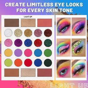 UCANBE palette held in hand to show compact size and on-the-go portability
