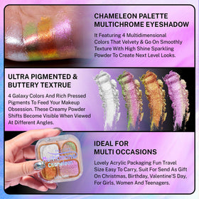 UCANBE close-up of shimmer texture highlighting creamy, finely milled pigments for smooth application