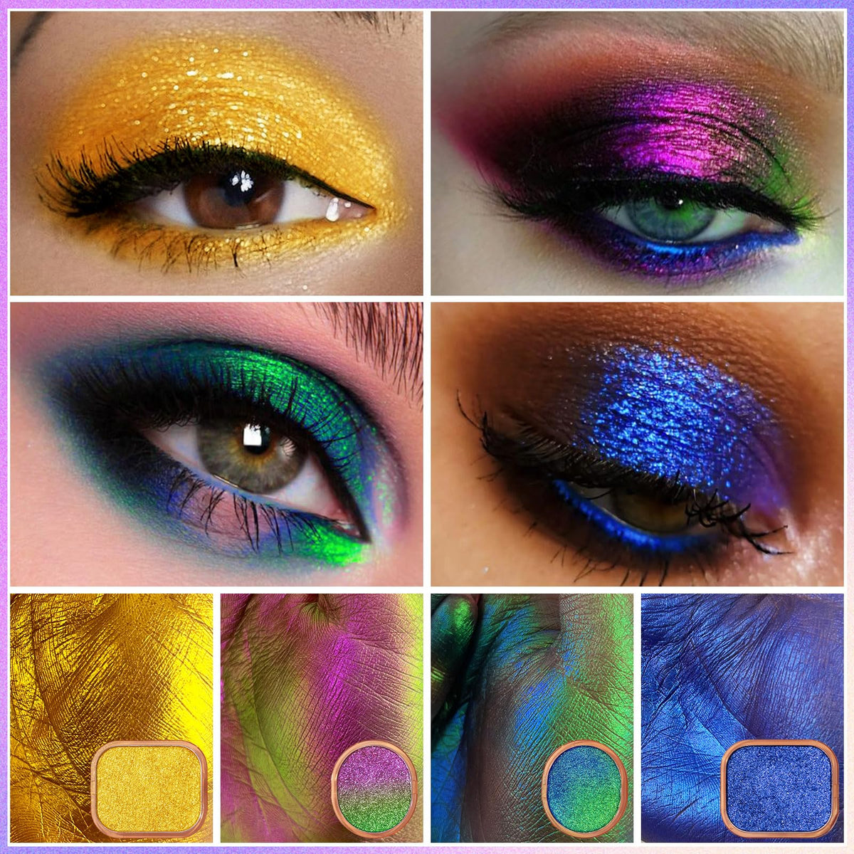 UCANBE texture swatch on skin demonstrating creamy blend and intense pigment