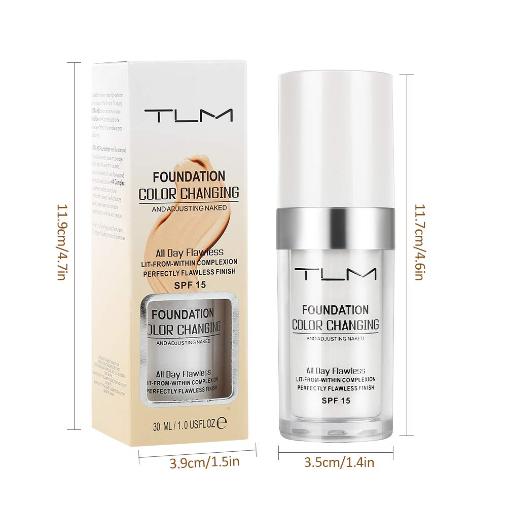 UCANBE applying foundation to cheek to illustrate even coverage and concealment