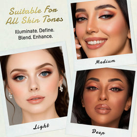 UCANBE palette staged in travel bag showing portability and space-saving benefit