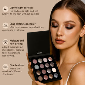 UCANBEMAKEUP fifteen brush set displayed, complete tools for full eye looks
