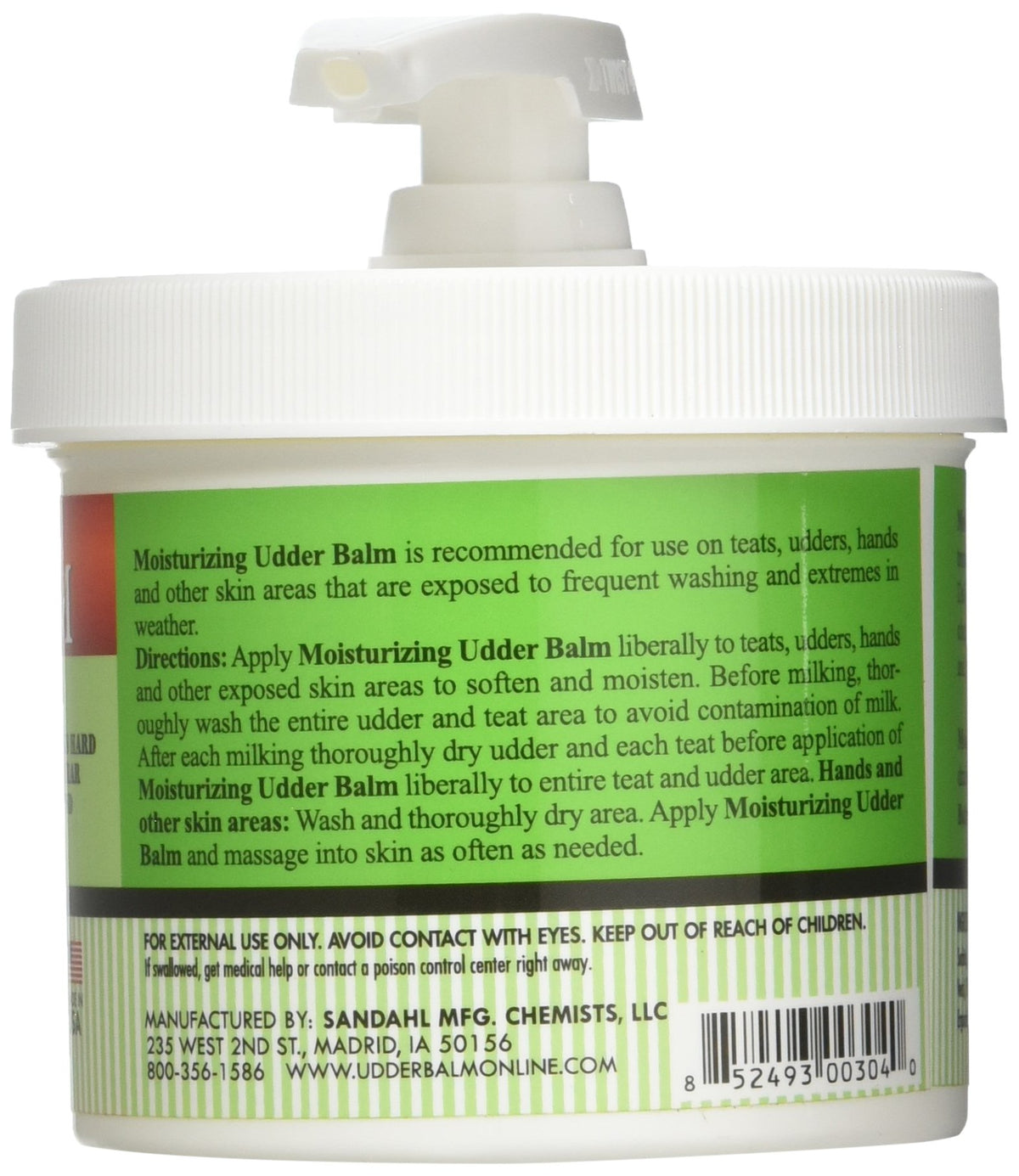 Udder Balm The Happy Cow creamy balm texture close-up highlighting quick-absorbing finish