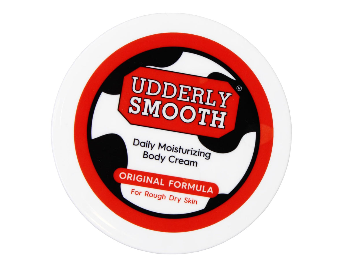 UDDERLY SMOOTH applied on hands demonstrating fast absorption and smooth feel