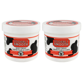 UDDERLY SMOOTH front-facing 12 oz jar showing brand and size, showcasing reliable hydration
