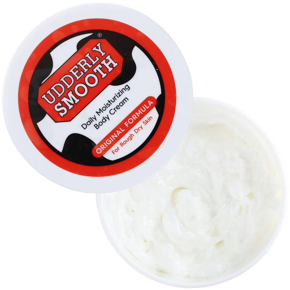 UDDERLY SMOOTH three jars arranged to show pack-of-3 value and consistent supply benefit