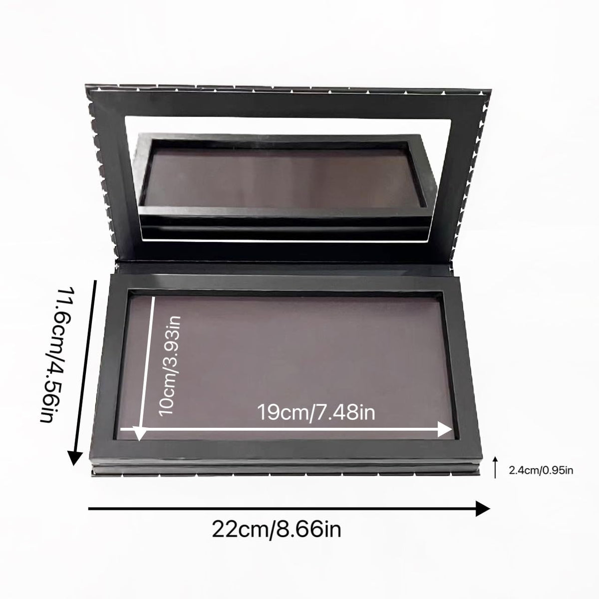 UDTIP open double layer case displaying organized pan storage