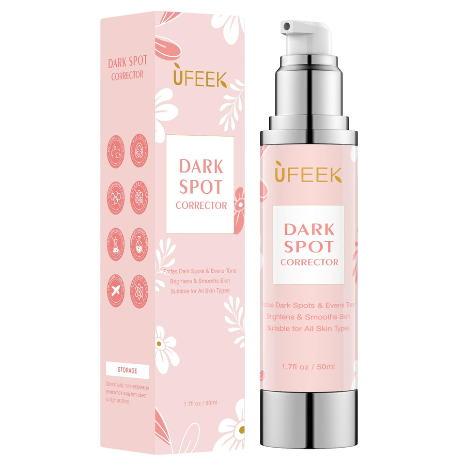UFEEK front packaging showing bottle and label with clear benefits