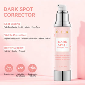 UFEEK creamy serum texture close-up demonstrating fast absorption benefit
